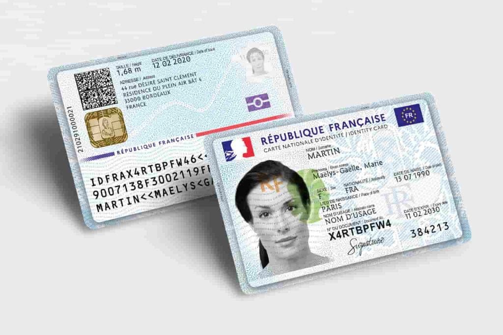 faire une carte identité Français