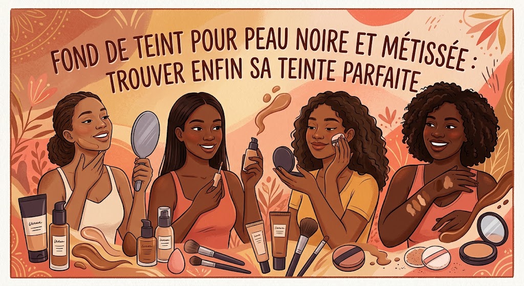 Fond de teint pour peau noire et métissée Trouver enfin sa teinte parfaite Fond de teint pour peau noire et métissée Trouver enfin sa teinte parfaite