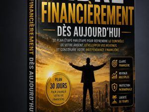 Libre Financièrement dès Aujourd'hui couverture en 3 D