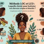 Méthode LOC et LCO Laquelle choisir pour hydrater vos cheveux crépus et bouclés