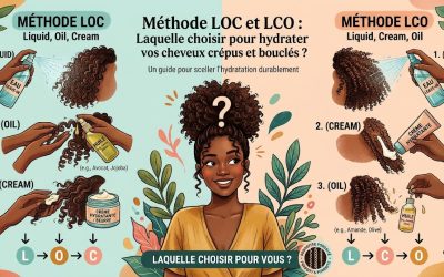 Méthode LOC et LCO : Laquelle choisir pour hydrater vos cheveux crépus et bouclés ?